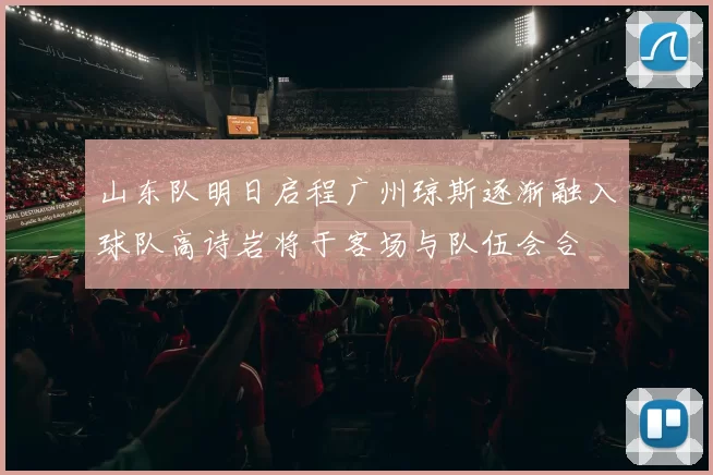 山东队明日启程广州琼斯逐渐融入球队高诗岩将于客场与队伍会合